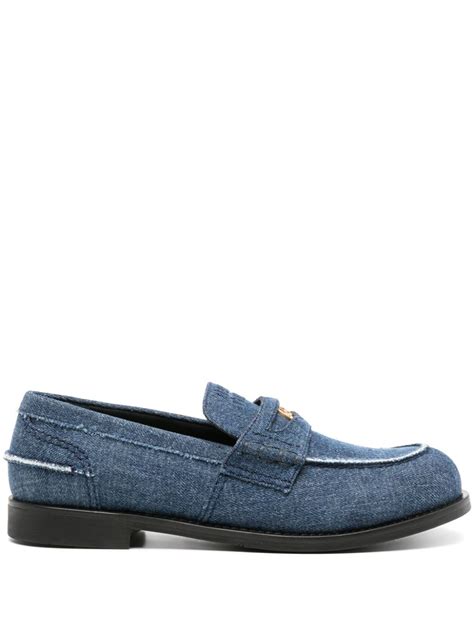 Miu Miu Denim Penny Loafer (Women) 